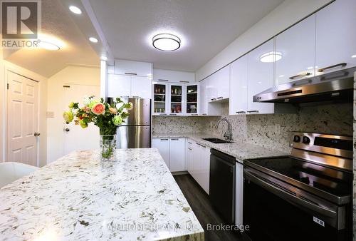 107 - 1050 Stainton Drive, Mississauga, ON - Indoor Photo Showing Kitchen With Upgraded Kitchen