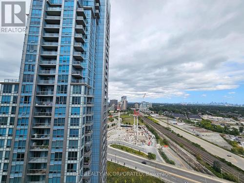 2448 - 25 Viking Lane, Toronto, ON - Outdoor With Balcony With Facade