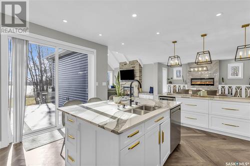 Little Loon Acreage, Parkdale Rm No. 498, SK - Indoor Photo Showing Kitchen With Double Sink With Upgraded Kitchen