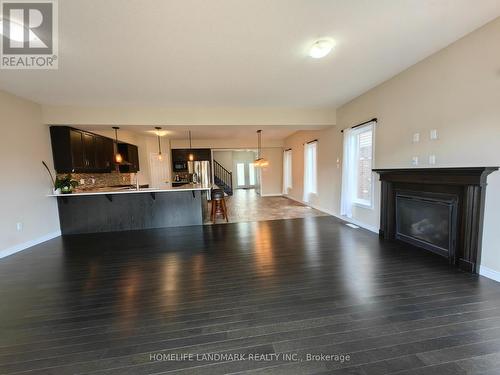 7 Dudley Drive, Guelph, ON - Indoor Photo Showing Living Room With Fireplace