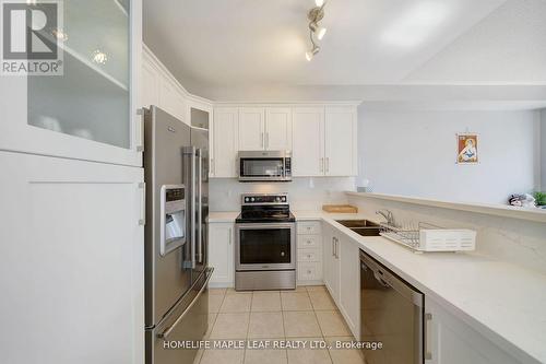 56 Pomell Trail, Brampton, ON - Indoor Photo Showing Kitchen With Stainless Steel Kitchen With Double Sink