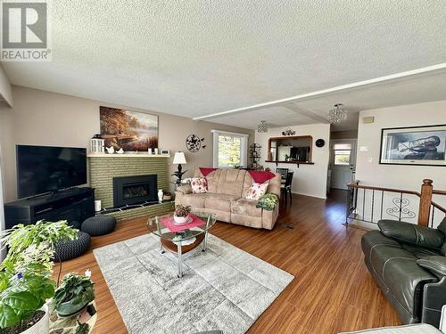 178 Ivy Street, Prince George, BC - Indoor Photo Showing Living Room With Fireplace