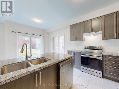 205 Doug Finney Street, Oshawa, ON - Indoor Photo Showing Kitchen With Double Sink