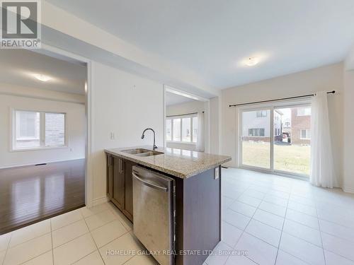 205 Doug Finney Street, Oshawa, ON - Indoor Photo Showing Kitchen With Double Sink