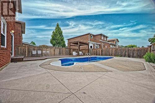 49 Ecclestone Drive, Brampton, ON - Outdoor With In Ground Pool