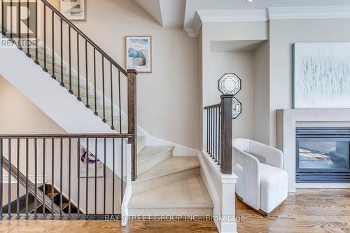 17 - 1812 Burnhamthorpe Road E, Mississauga, ON - Indoor Photo Showing Other Room With Fireplace