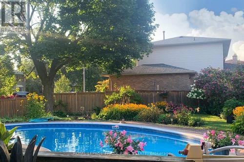 603 Bradley Drive, Whitby (Pringle Creek), ON - Outdoor With In Ground Pool With Deck Patio Veranda With Backyard