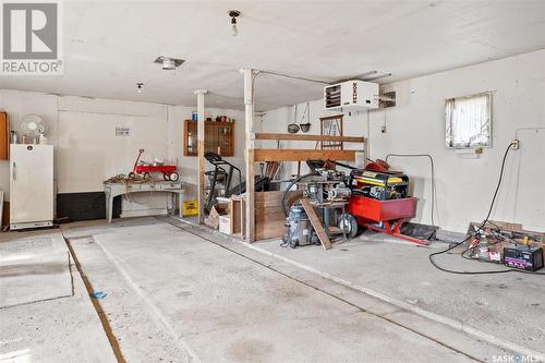 Rural Address- Middle Lake Acreage, Middle Lake, SK - Indoor Photo Showing Garage