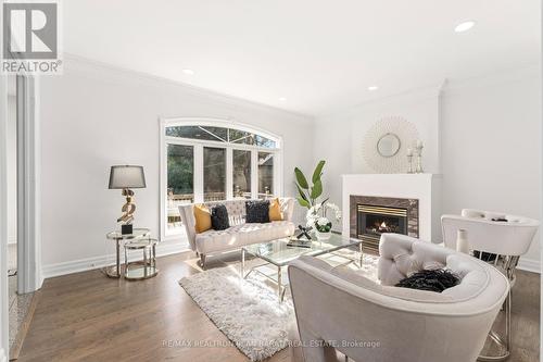 133 Alfred Avenue, Toronto, ON - Indoor Photo Showing Living Room With Fireplace