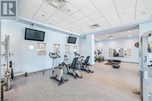 1406 - 215 Queen Street E, Brampton, ON - Indoor Photo Showing Gym Room