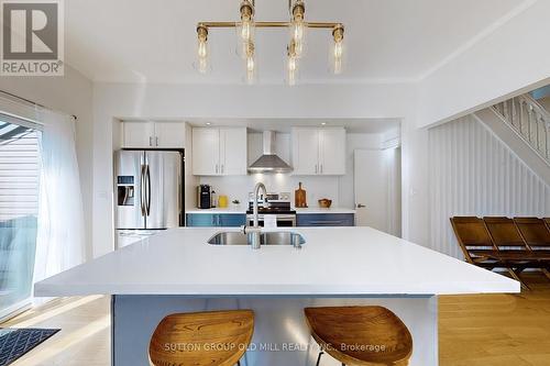 818 Windermere Avenue, Toronto, ON - Indoor Photo Showing Kitchen With Double Sink With Upgraded Kitchen