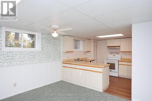 298 Church Street, Brock (Beaverton), ON - Indoor Photo Showing Kitchen With Double Sink