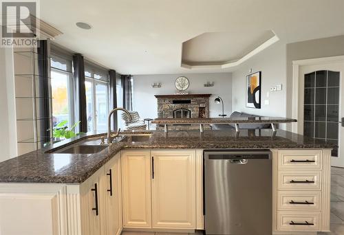 189 Nicholsville Road, Deer Lake, NL - Indoor Photo Showing Kitchen With Double Sink