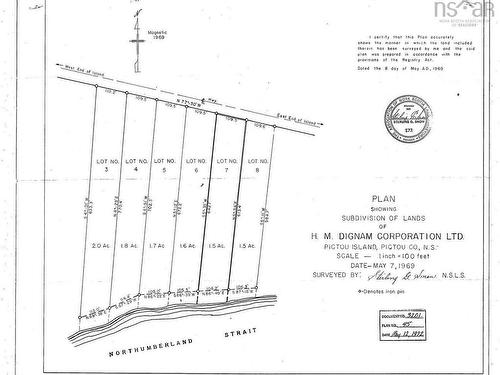 Lot 7 Pictou Island Road, Pictou Island, NS 