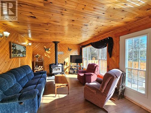 735 Lakeview Road, Spruce Brook, NL - Indoor Photo Showing Living Room With Fireplace