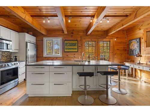 Kitchen - 236 Mtée Du Val-De-Loire, Saint-Adolphe-D'Howard, QC - Indoor Photo Showing Kitchen With Upgraded Kitchen