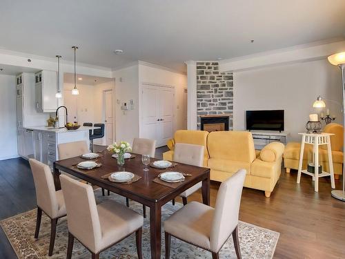 Other - 308-1440 Av. De Rochechouart, Saint-Jérôme, QC - Indoor Photo Showing Dining Room With Fireplace