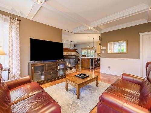 Salon - 795 Rg Elmire, Saint-Paul-D'Abbotsford, QC - Indoor Photo Showing Living Room With Fireplace