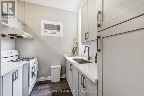 312 Seaton Street, Toronto, ON - Indoor Photo Showing Kitchen With Double Sink