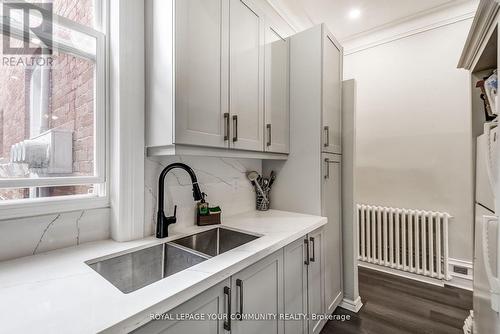 312 Seaton Street, Toronto, ON - Indoor Photo Showing Kitchen With Double Sink