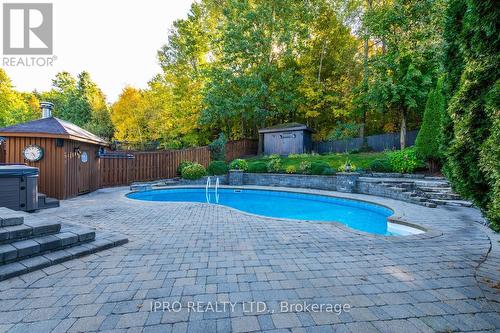 23 Grants Way, Barrie, ON - Outdoor With In Ground Pool With Deck Patio Veranda With Backyard