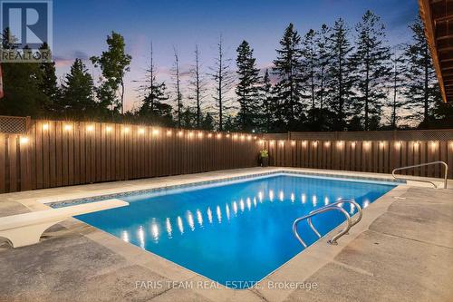 595 Big Bay Point Road, Barrie, ON - Outdoor With In Ground Pool With Backyard