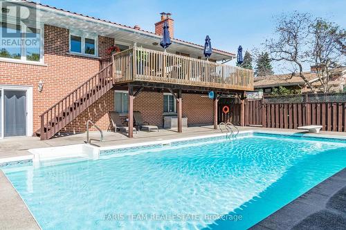 595 Big Bay Point Road, Barrie, ON - Outdoor With In Ground Pool