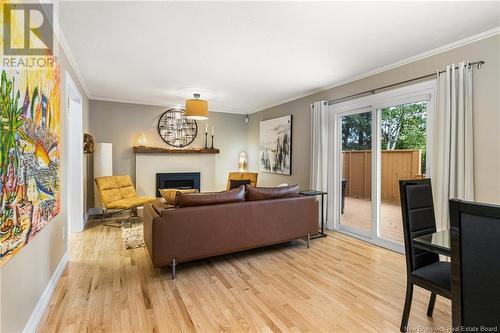 50 Firwood Crescent, Moncton, NB - Indoor Photo Showing Living Room With Fireplace