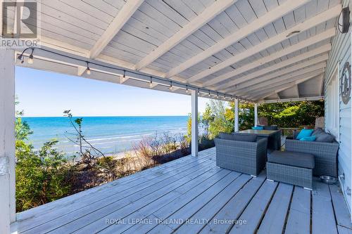 7856 Sydney Walkway, Lambton Shores (Port Franks), ON - Outdoor With Deck Patio Veranda With Exterior