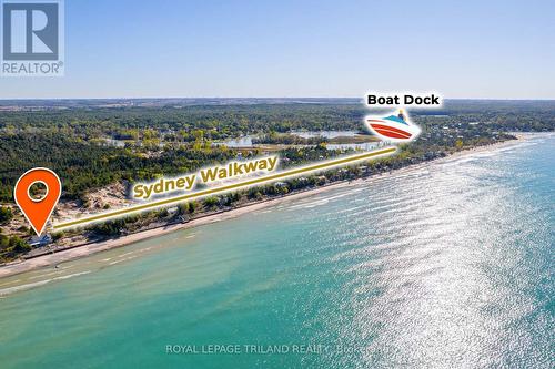 7856 Sydney Walkway, Lambton Shores (Port Franks), ON - Outdoor With Body Of Water With View