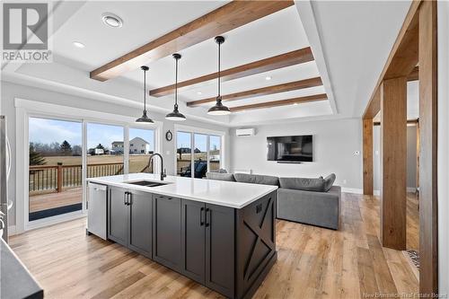 91 Stanley Drive, Sackville, NB - Indoor Photo Showing Kitchen With Double Sink