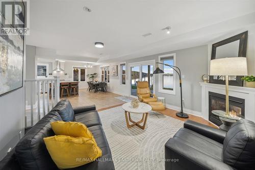 1315 Gail Park Drive, Smith-Ennismore-Lakefield, ON - Indoor Photo Showing Living Room With Fireplace