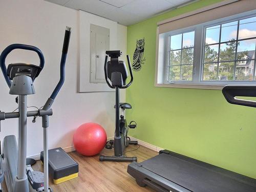 Exercise room - 2450 Rue Des Coteaux, Rouyn-Noranda, QC - Indoor Photo Showing Gym Room