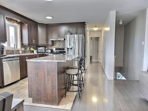 Kitchen - 2450 Rue Des Coteaux, Rouyn-Noranda, QC - Indoor Photo Showing Kitchen With Upgraded Kitchen