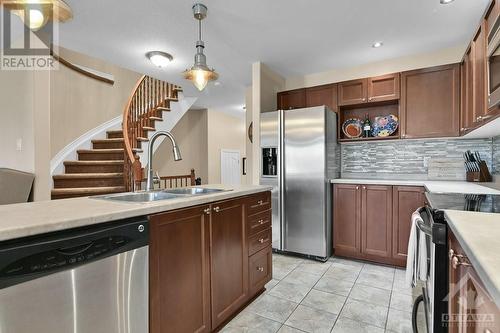 Kitchen - 1843 Arrowgrass Way, Ottawa, ON - Indoor Photo Showing Kitchen With Stainless Steel Kitchen With Double Sink