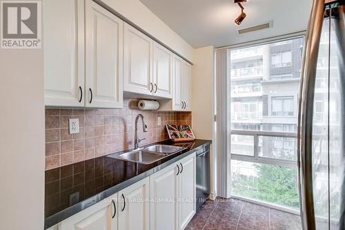 407 - 5 Michael Power Place, Toronto, ON - Indoor Photo Showing Kitchen With Double Sink