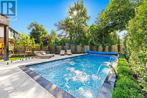 11 Burrows Avenue, Toronto, ON - Outdoor With In Ground Pool