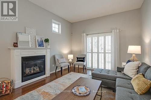 2177 Forest Gate Park, Oakville, ON - Indoor Photo Showing Living Room With Fireplace