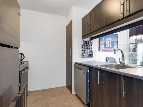 Cuisine - 402-180 Rue Vaudry, Sainte-Thérèse, QC - Indoor Photo Showing Kitchen With Double Sink