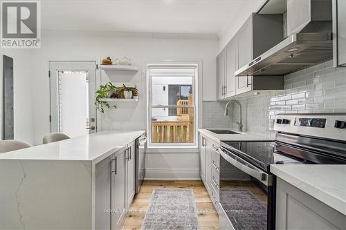 491 Ferguson Avenue N, Hamilton, ON - Indoor Photo Showing Kitchen With Stainless Steel Kitchen With Upgraded Kitchen