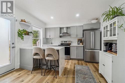 491 Ferguson Avenue N, Hamilton, ON - Indoor Photo Showing Kitchen With Stainless Steel Kitchen