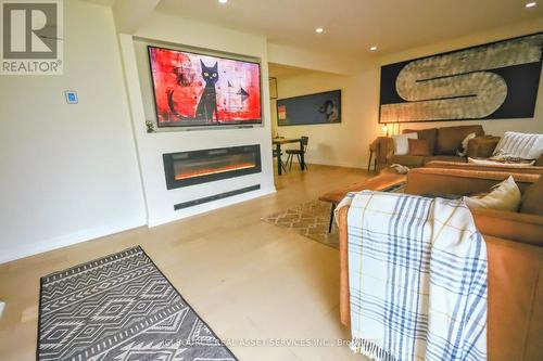 500 Lakeside Road, Fort Erie, ON - Indoor Photo Showing Living Room With Fireplace