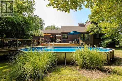 11 Weneil Drive, Hamilton, ON - Outdoor With In Ground Pool With Backyard