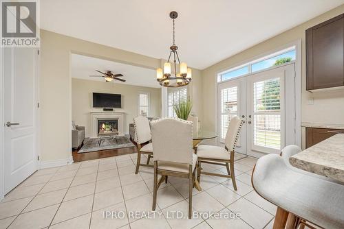 84 Northwest Court, Halton Hills, ON - Indoor Photo Showing Dining Room With Fireplace