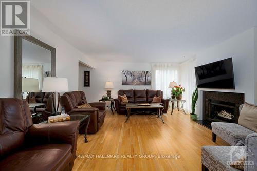 61 Birchview Road, Ottawa, ON - Indoor Photo Showing Living Room With Fireplace