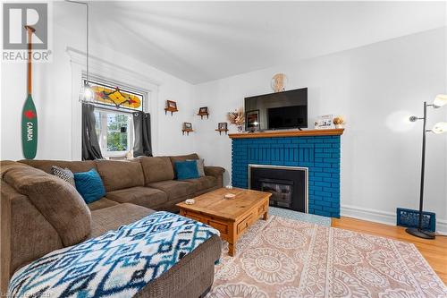 651 Jane Street, North Bay, ON - Indoor Photo Showing Living Room With Fireplace