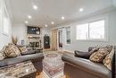 12993 73B Avenue, Surrey, BC  - Indoor Photo Showing Living Room With Fireplace 