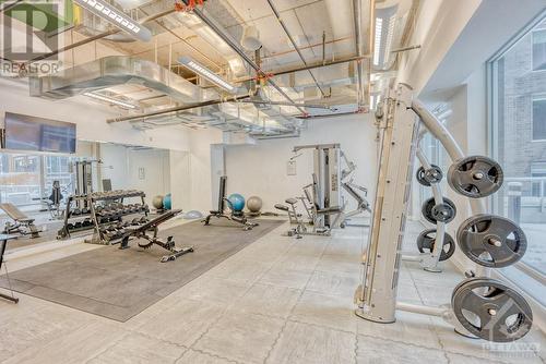 111 Champagne Avenue S Unit#811, Ottawa, ON - Indoor Photo Showing Gym Room