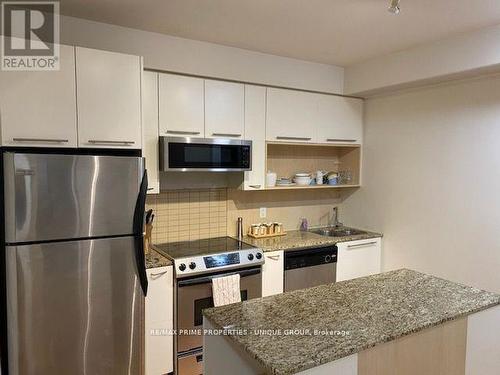 202 - 21 Carlton Street, Toronto, ON - Indoor Photo Showing Kitchen With Stainless Steel Kitchen With Double Sink With Upgraded Kitchen