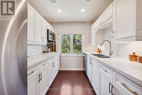 16 Duke Street, Whitby, ON - Indoor Photo Showing Kitchen With Double Sink